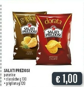 Deco Supermercati Salati preziosi Patatine Classiche 130 G(ml) offerta