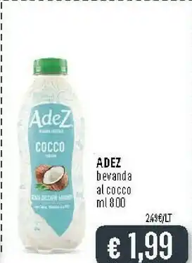 Deco Supermercati Adez Bevanda Al Cocco offerta