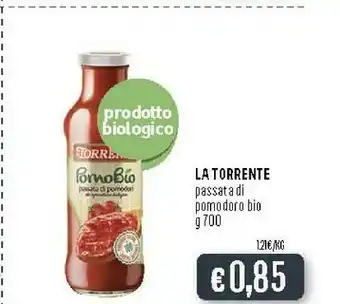 Deco Supermercati La Torrente Passata Di Pomodoro Bio offerta