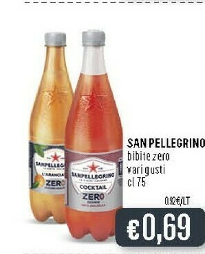 Deco Supermercati San Pellegrino Bibite Zero offerta