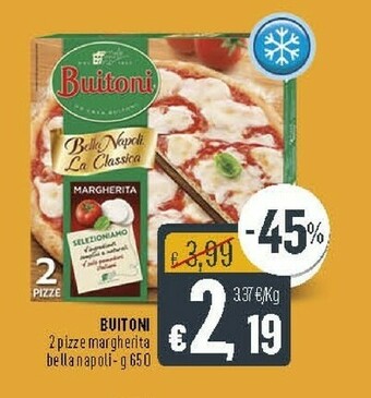 Deco Supermercati Buitoni 2 Pizze Margherita Bella Napoli offerta