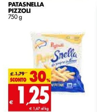 Tigros Pizzoli Patasnella 750g offerta