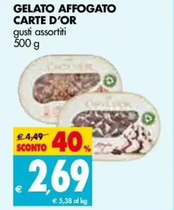 Tigros Carte D'Or Affogato Gelato 500g offerta