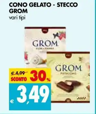 Grom Gelato/Stecco Cono