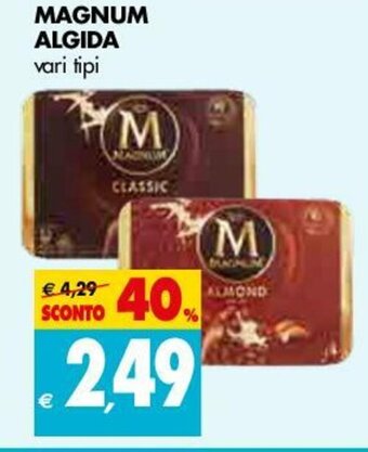 Tigros Algida Magnum offerta