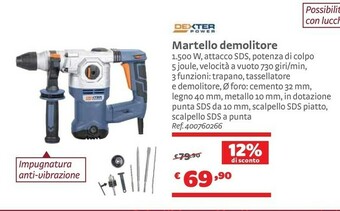 Bricocenter Dexter Martello Demolitore offerta