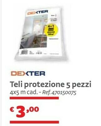 Bricocenter Dexter Teli Protezione 5 Pezzi offerta