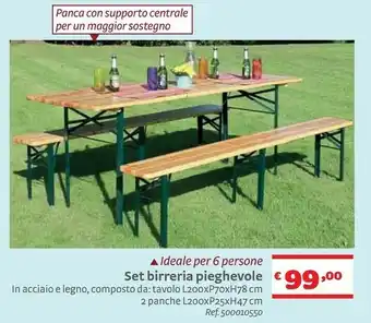 Set Birreria Pieghevole