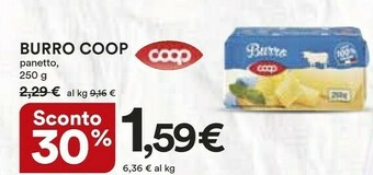 Coop Burro offerta