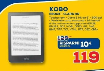 Euronics Kobo Ebook - Clara HD offerta