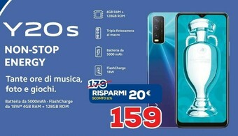 Euronics Vivo Y20s offerta