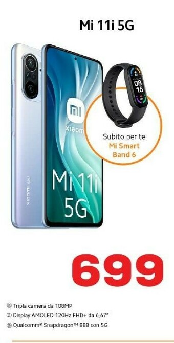 Euronics Xiaomi Mi 11i 5G offerta