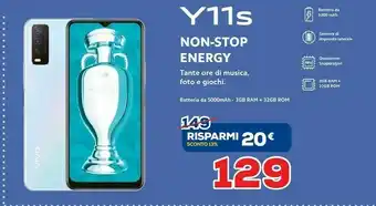 Euronics Vivo Y11S offerta