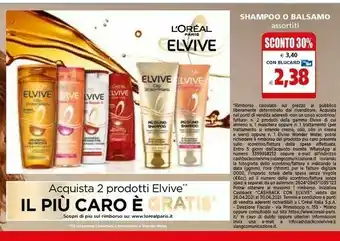 Il Gigante L'Oreal Shampoo offerta