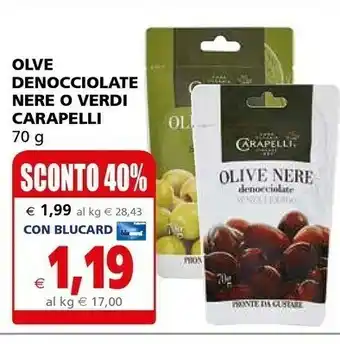 Il Gigante Carapelli Olive offerta
