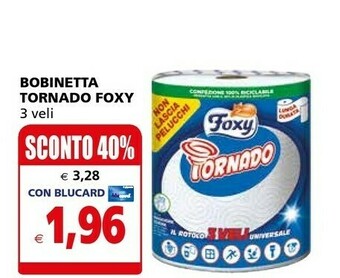 Il Gigante Tornado Rotoli di carta offerta