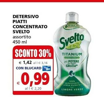 Il Gigante Svelto Detersivo piatti offerta