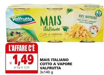 Il Gigante Valfrutta Mais offerta