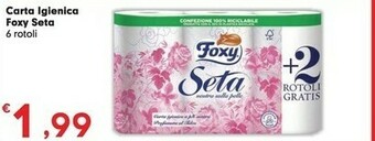 Despar Foxy Carta Igienica Seta offerta