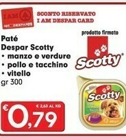 Despar Despar Scotty Pate offerta