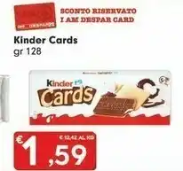 Despar Ferrero Kinder Cards offerta