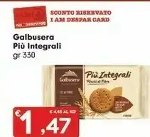 Despar Galbusera Piu Integrali offerta