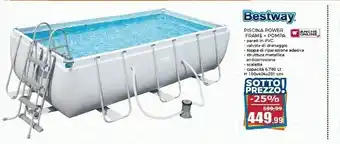 Happy Casa Bestway Piscina Power Fram + Pompa offerta