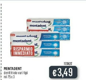 Deco Supermercati Mentadent Dentifricio offerta