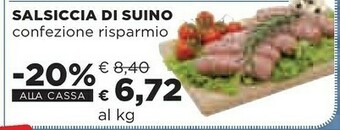 Coop Salsicce offerta