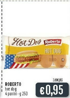 Deco Supermercati Roberto Hot Dog 4 Panini offerta