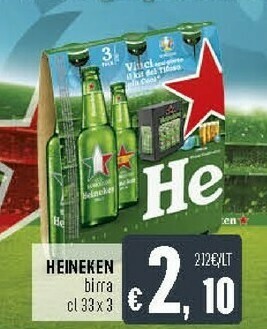 Deco Supermercati Heineken Birra 330 G(ml) offerta
