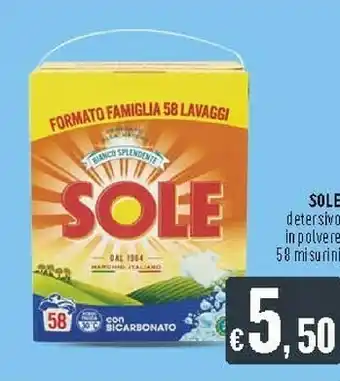 Deco Supermercati Sole Detersivo In Polvere offerta