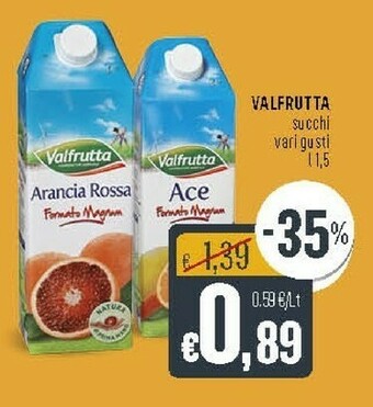 Deco Supermercati Valfrutta Arancia Rossa 1500 G(ml) offerta