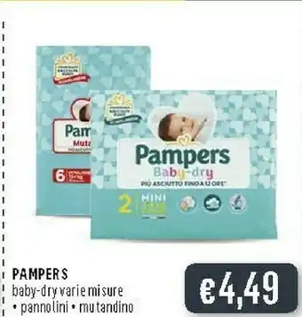 Deco Supermercati Pampers Baby-dry Pannolini/ Mutandino offerta