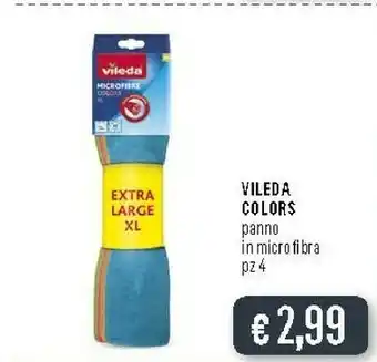 Deco Supermercati Vileda Colors Panno In Microfibra offerta
