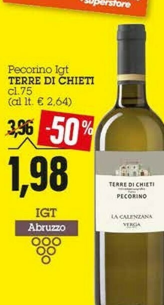 Emi Supermercati Vino Bianco offerta