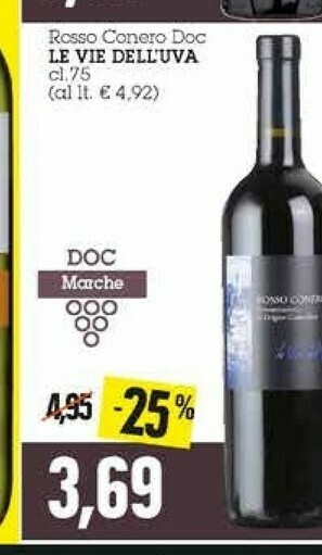 Emi Supermercati Vino Rosso offerta