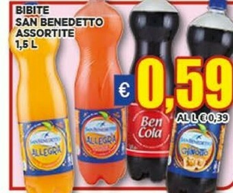 Vivo Supermercati San Benedetto Bevande analcoliche offerta