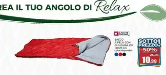 Happy Casa Happy Casa Sacco A Pelo Con Chiusura Zip offerta