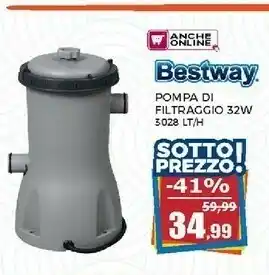 Happy Casa Bestway Pompa Di Filtraggio 32 W offerta