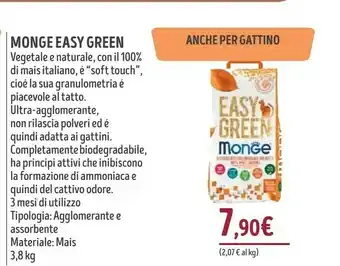 Il Gigante Monge Lettiera per gatti offerta