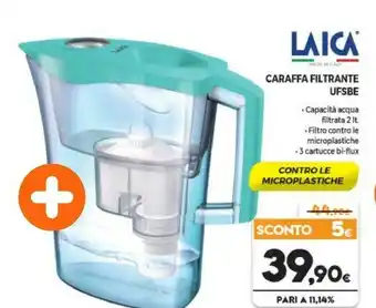 Laica Laica Caraffa Filtrante UFSBE