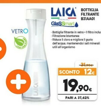 Expert Laica Bottiglia Filtrante B31AA01 offerta