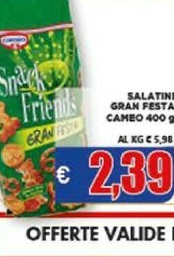 Vivo Supermercati Snack offerta