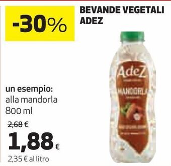 Ipercoop Bevande vegetali adez offerta