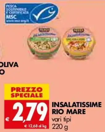 Insalatissime Rio Mare 220g