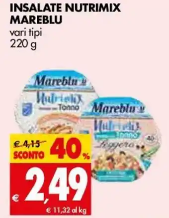 Tigros Insalate Nutrimix Mareblu 220g offerta