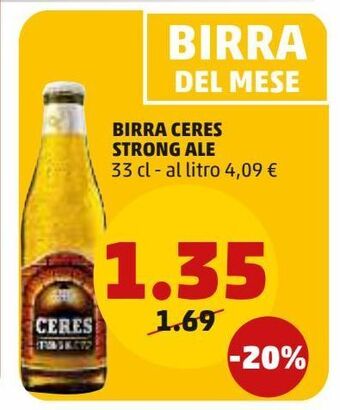 PENNY Birra ceres strong ale offerta