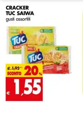 Cracker Tuc Saiwa gusti assortiti