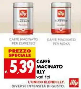 Tigros Caffé Macinato Illy offerta